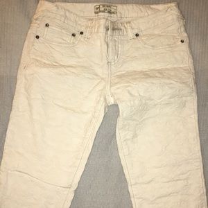 Floral Textured Free People Jeans